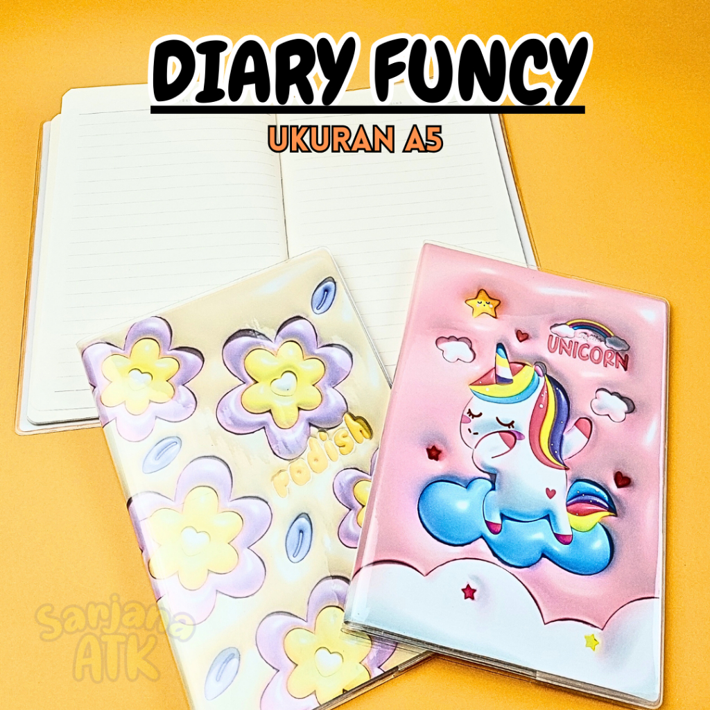 

Diary Funcy A5 / Buku Catatan / Buku Harian A5