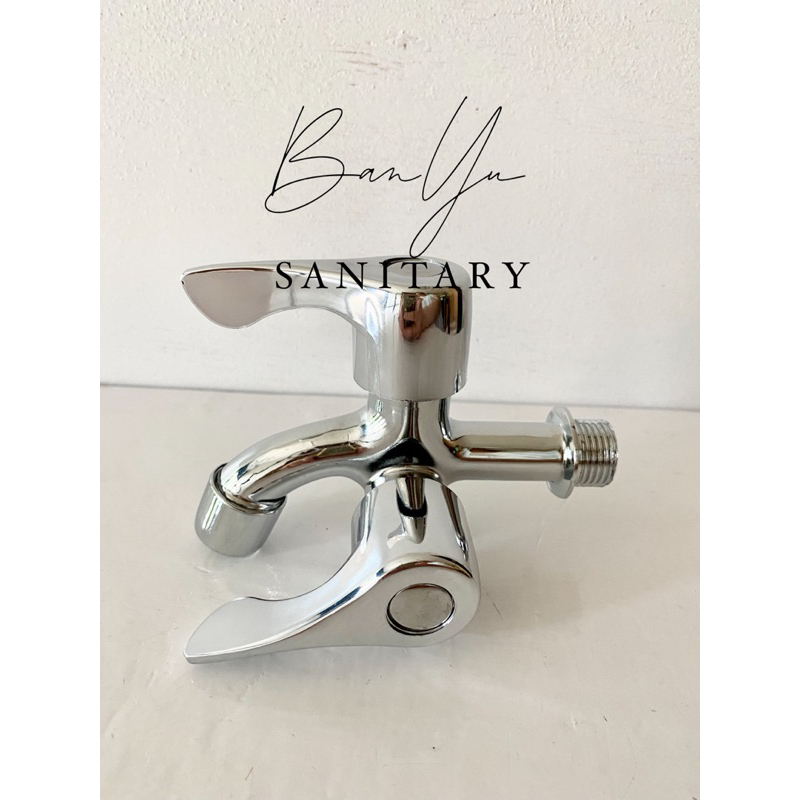 Kran Cabang 2 Kran Double Kran Shower Bano