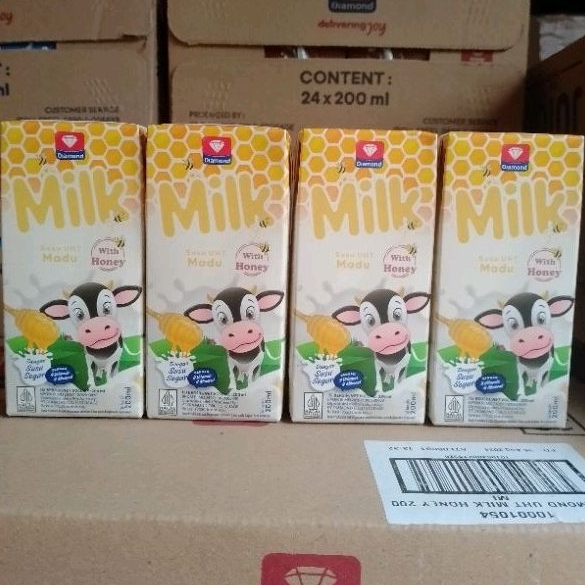 

Susu Diamond milk Madu 200ml (4 pcs)