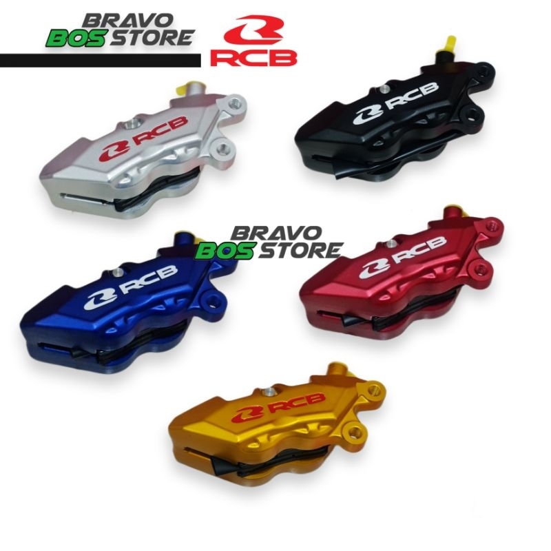 Kaliper RCB R1 Series 4 Piston Universal 4p Original Kaliper Depan