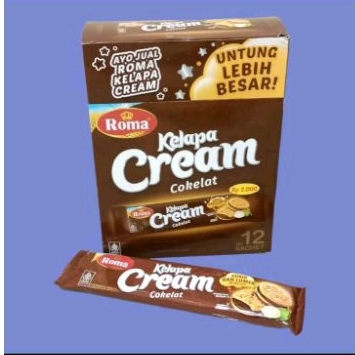 

Roma Kelapa Cream Coklat Biskuit 1Dus isi 12pcs