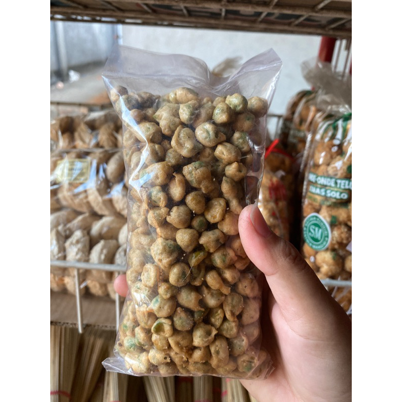 

snack kacang kapri + buble