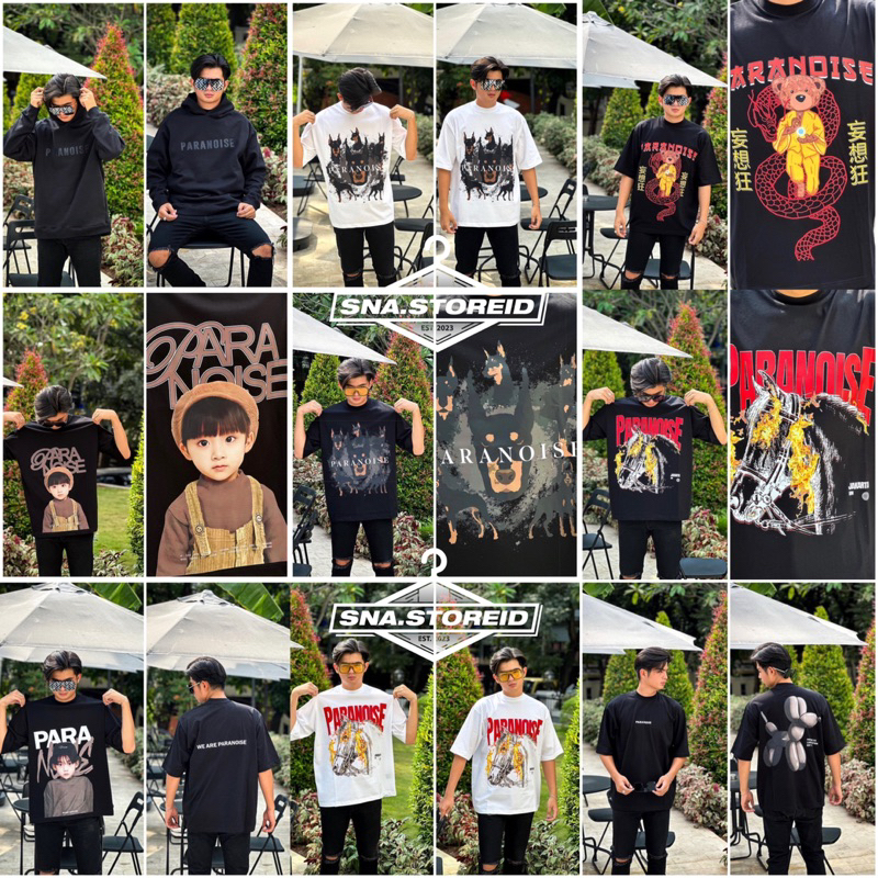 PARANOISE SEASON 12 TEE & HOODIE OVERSIZE TERMURAH [100% ORIGINAL]