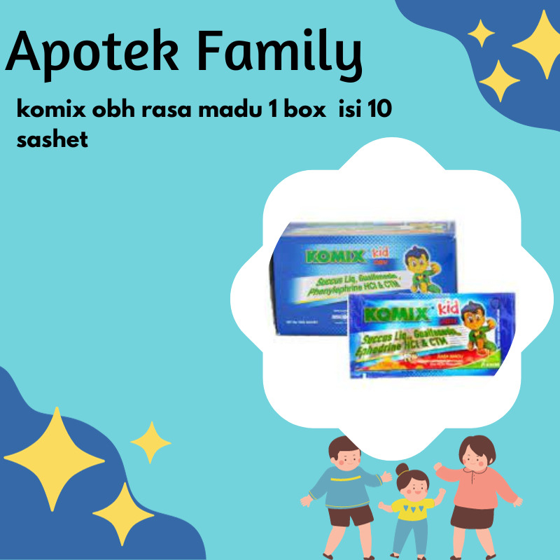 

komix obh rasa madu 1 box isi 10 sashet