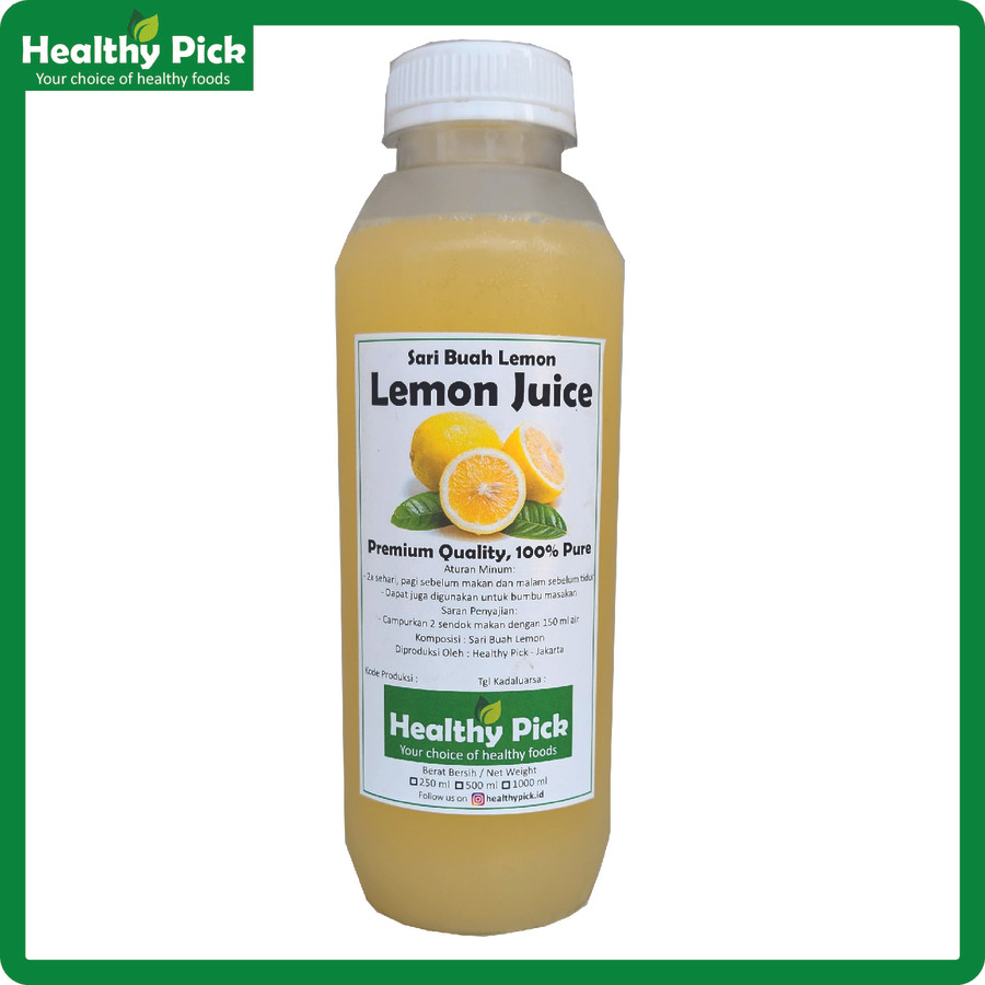 

Sari Lemon Asli Murni 100% Fresh Lemon Juice Jus Diet