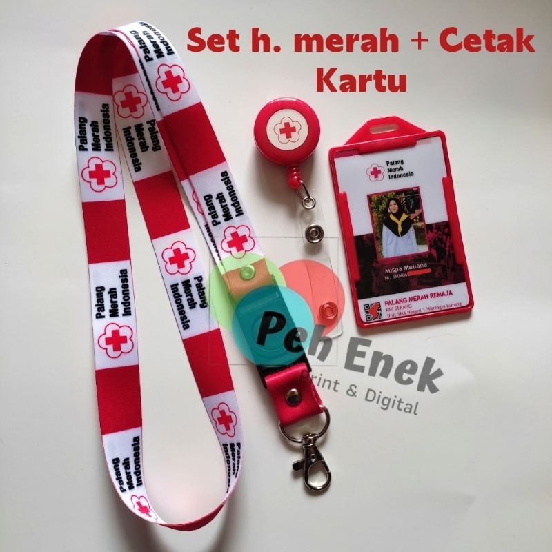 

Tali id card Palang Merah[ Lanyard PMI Lanyard palang merah ]