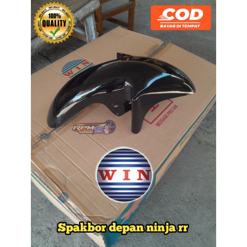Slebor depan ninja rr spakbor depan ninja rr slebor ninja slebor ninja rr hitam spakboar depan motor