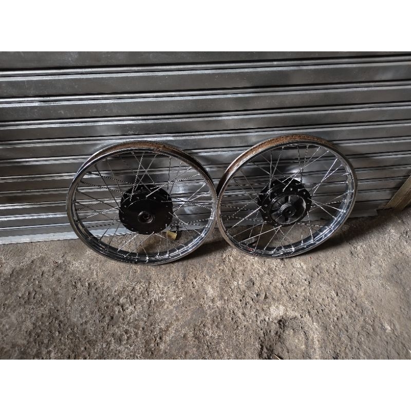 velg jari jari  depan belakang honda grand, prima