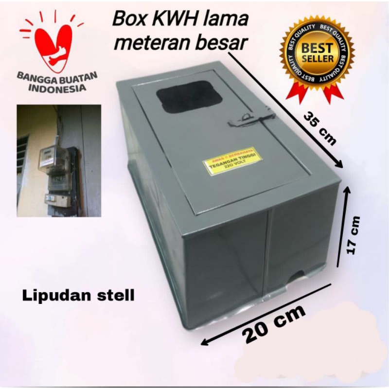 Box Meteran Listrik KWH Model Lama Ukuran Besar./Tutup Meteran Listrik Model Lama