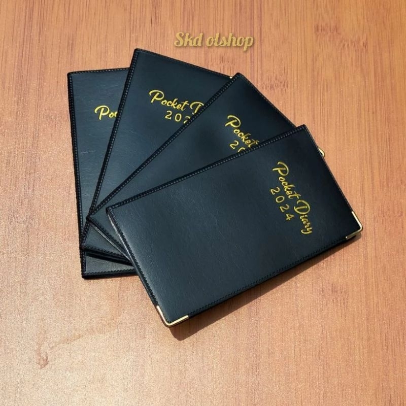 

Agenda pocket 2024 TH kertas cream ukuran 16x9 cm