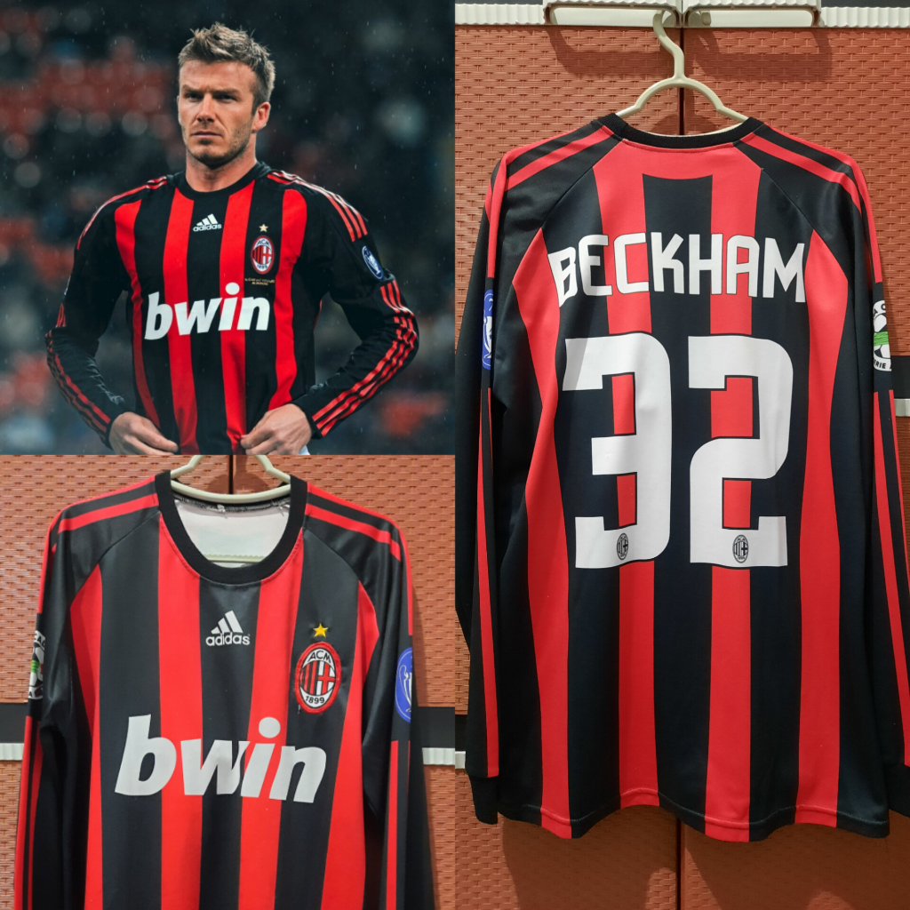 jersey ac milan 2008 beckham