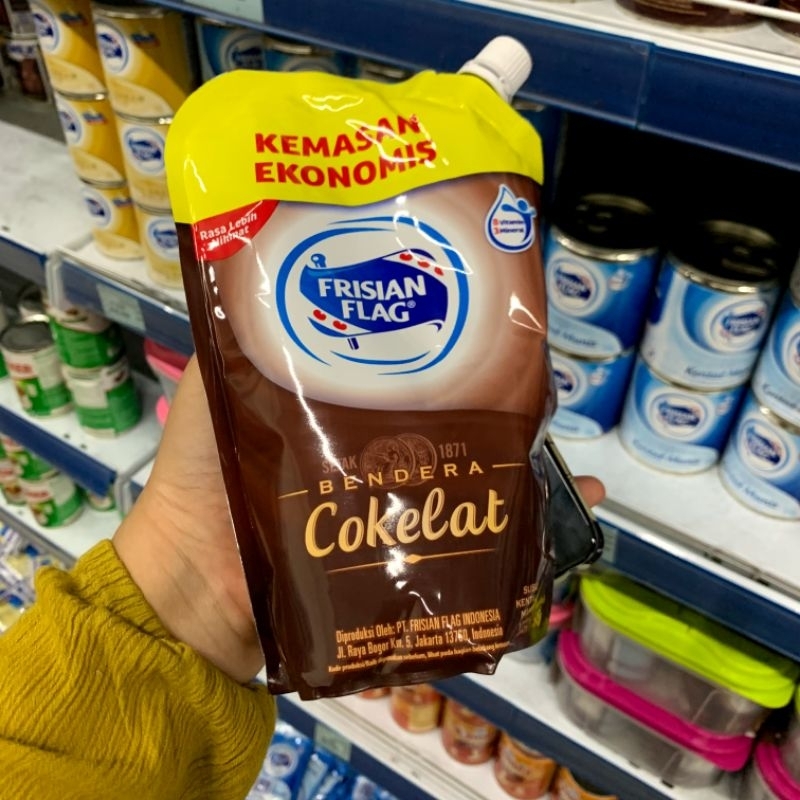 

SKM Susu Cair Kental Manis Frisian Flag 560grm Khusus COKELAT