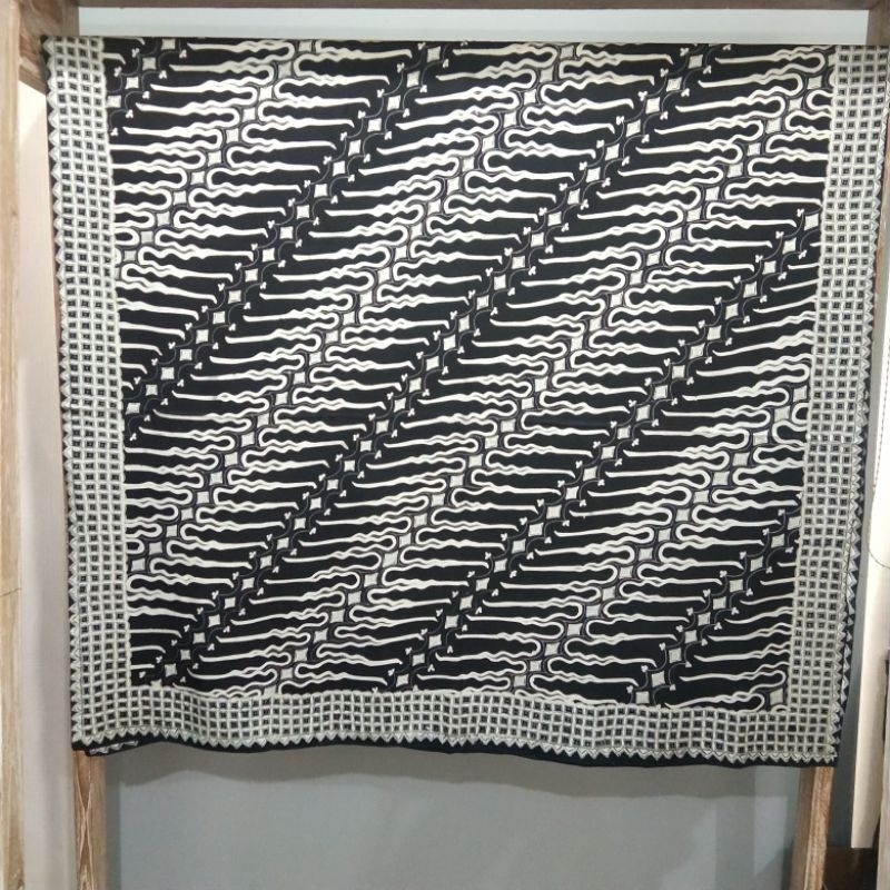 Bahan kain batik sutera tulis original