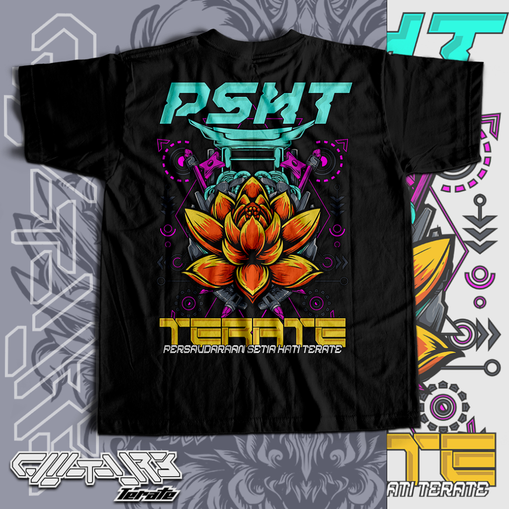 KAOS SETIA HATI TERATE DISTRO PASHTER PUNKSHTER KAOS PSHT RAJA TEGA TERATE PSHT