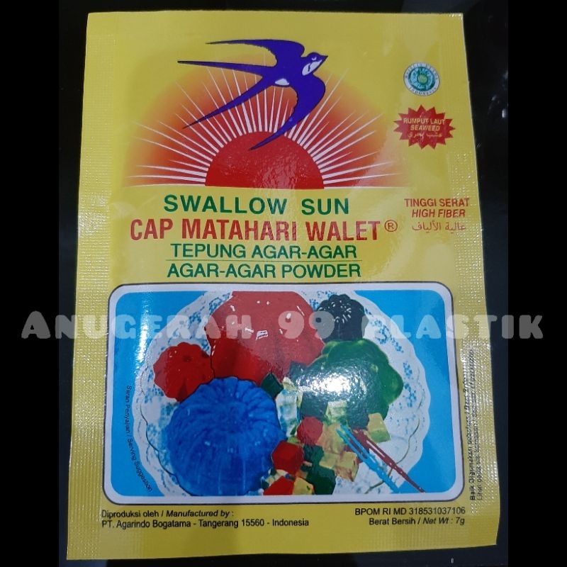 

Agar-agar swallow sun 7gr