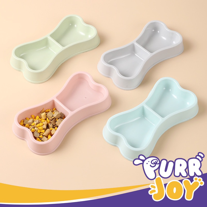 PURRJOY Tempat Makan Minum Hewan Peliharaan Anjing Kucing Pet Feeder Cat Dog Mangkuk Makan Minum Anjing Kucing Murah