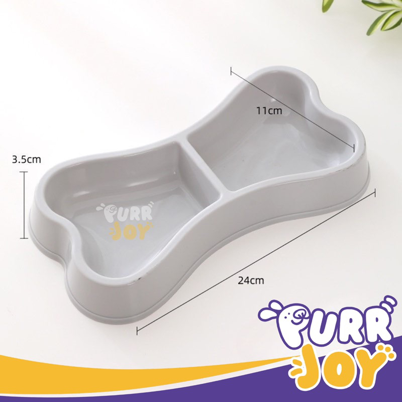 PURRJOY Tempat Makan Minum Hewan Peliharaan Anjing Kucing Pet Feeder Cat Dog Mangkuk Makan Minum Anjing Kucing Murah