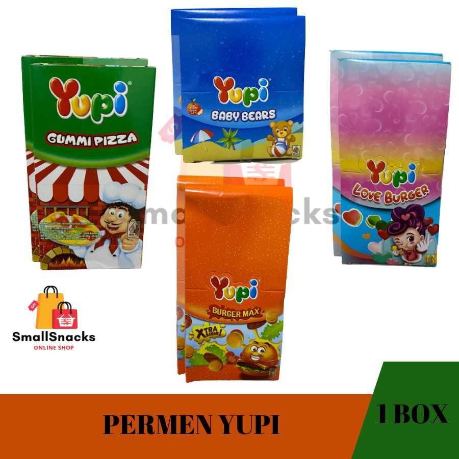 

PERMEN YUPI GUMMI PIZZA | BUERGER MAX | LOVE BUGER | BABY BEARS