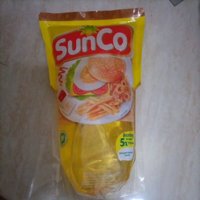 

Minyak goreng merk Sunco 1lt