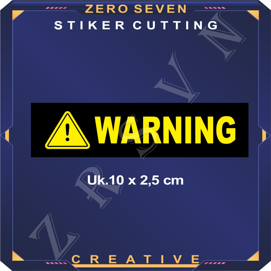 

STIKER WARNING / RACING / STIKER MOTOR VIRAL / LAPTOP / TUMBLER / AESTHETIC / VYNIL / ANTI AIR / PRINT & CUT