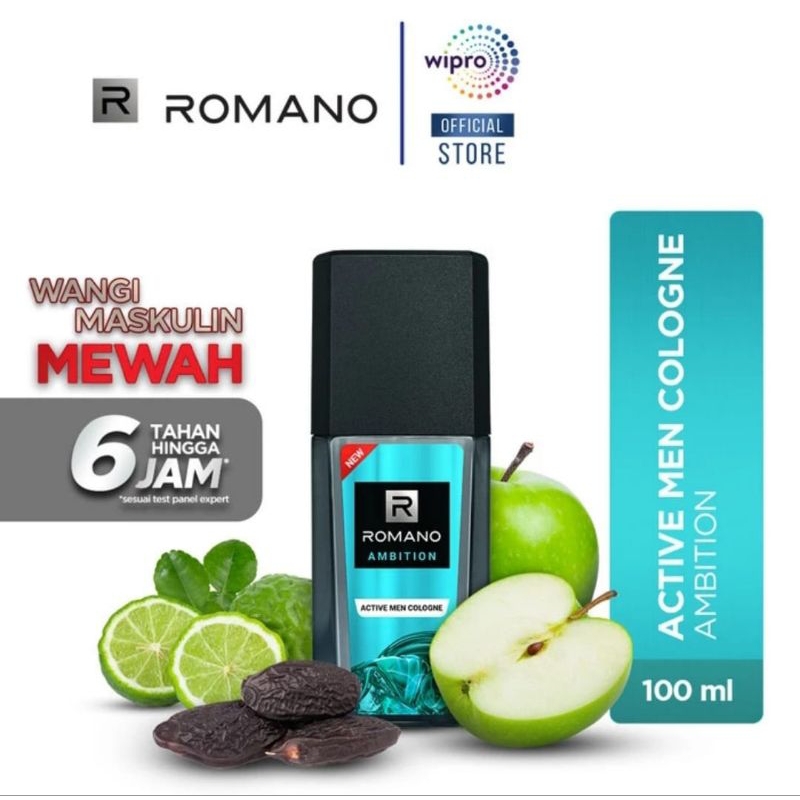 Romano Active men Cologne 100ml - Parfum Pria