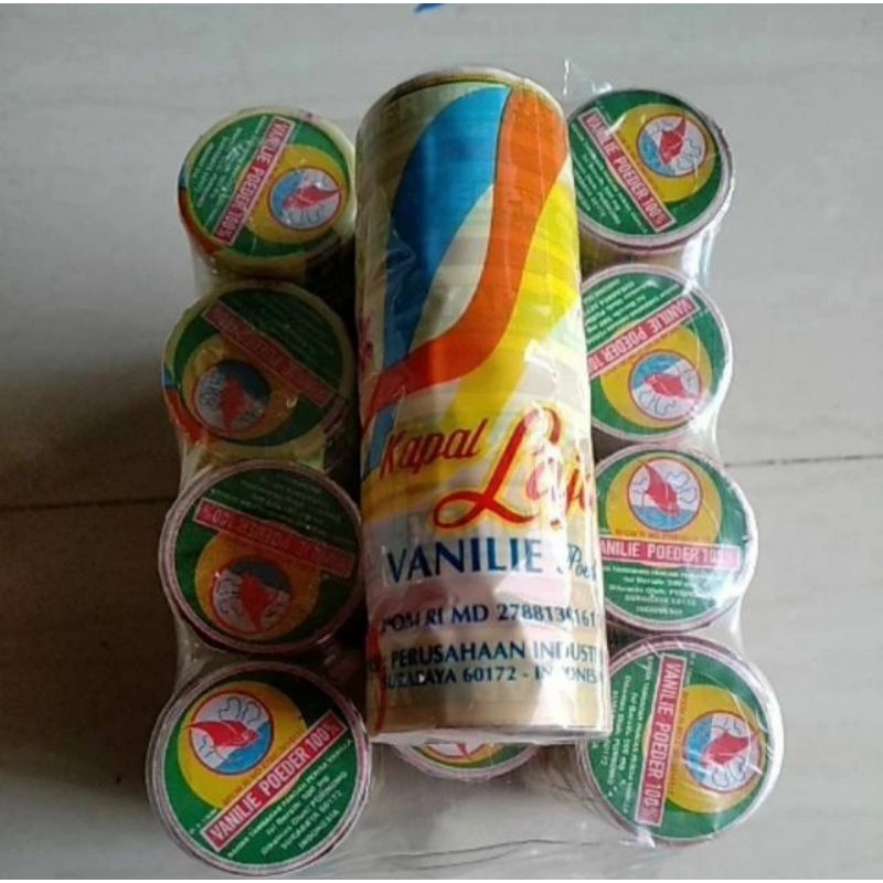 

vanili cap layar 6 pcs