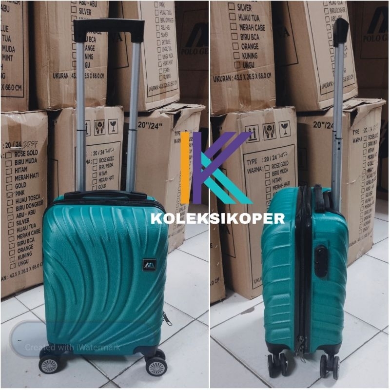 Koper Import Polo Geneva Fiber ABS ukuran kecil 16 inchi