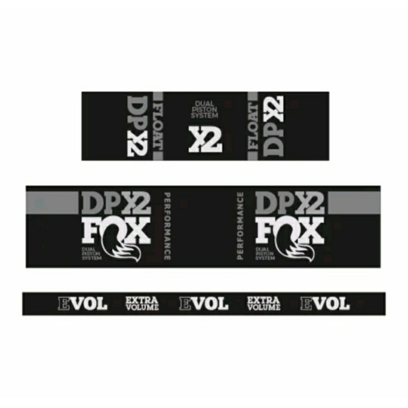 Decal Stiker Rear Shox Fox Float DPX2 Performance