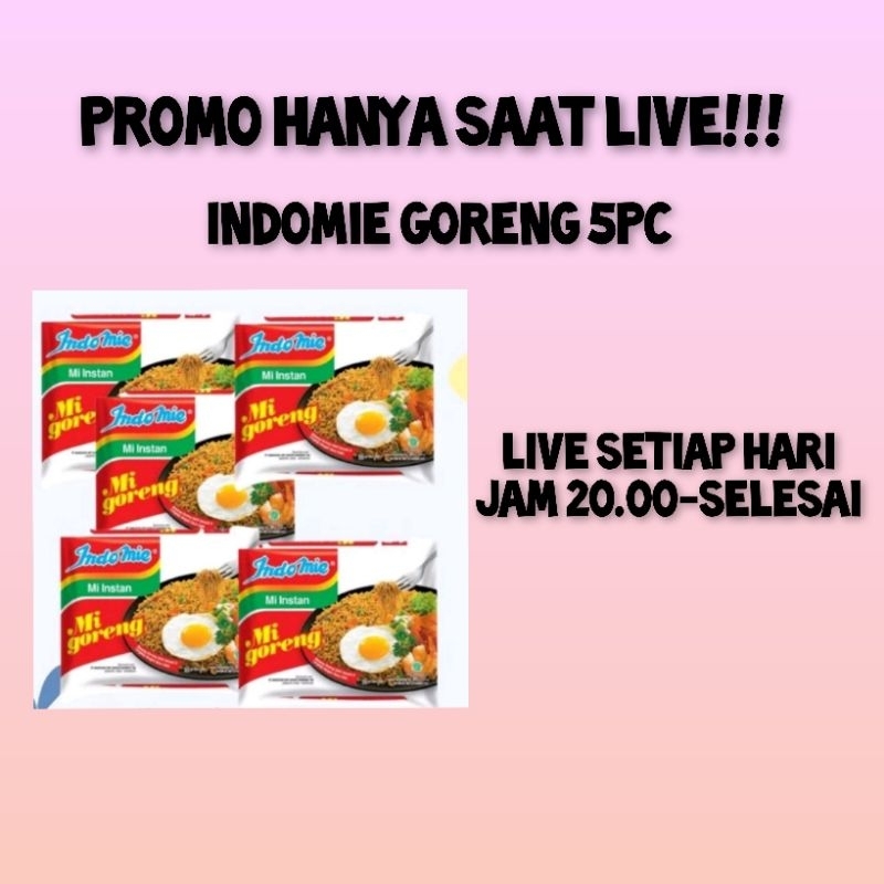 

PROMO INDOMIE GORENG 5PC