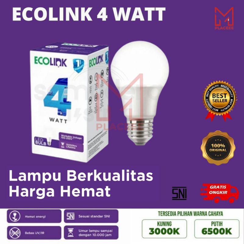 Lampu LED Ecolink 4 watt