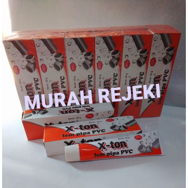 

lem pipa PVC X -ton/lem pipa murah