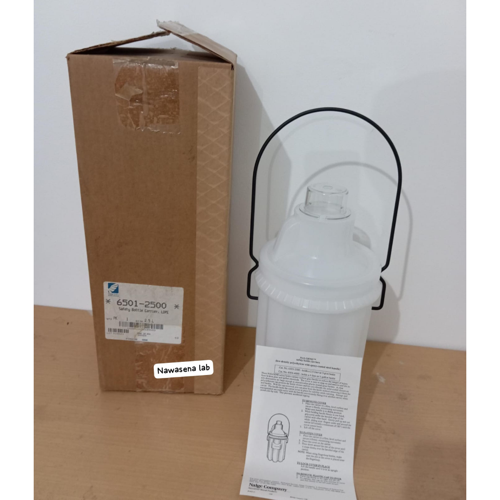 NALGENE Safety Bottle Carriers Nalgene with Cap 2,5L Reagent Acid LDPE