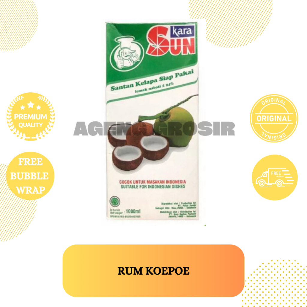 

Sun Kara Santan Kelapa Siap Pakai 1000ml