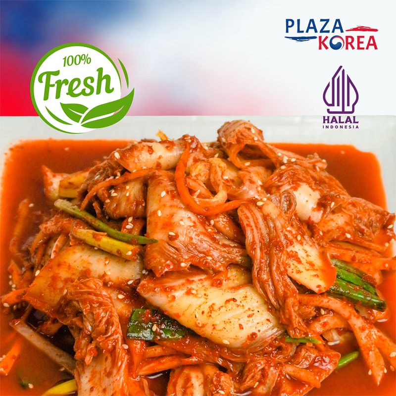 

KIMCHI MIX SAWI WORTEL LOBAK PLAZA KOREA 500 GRAM - MAKANAN KOREA