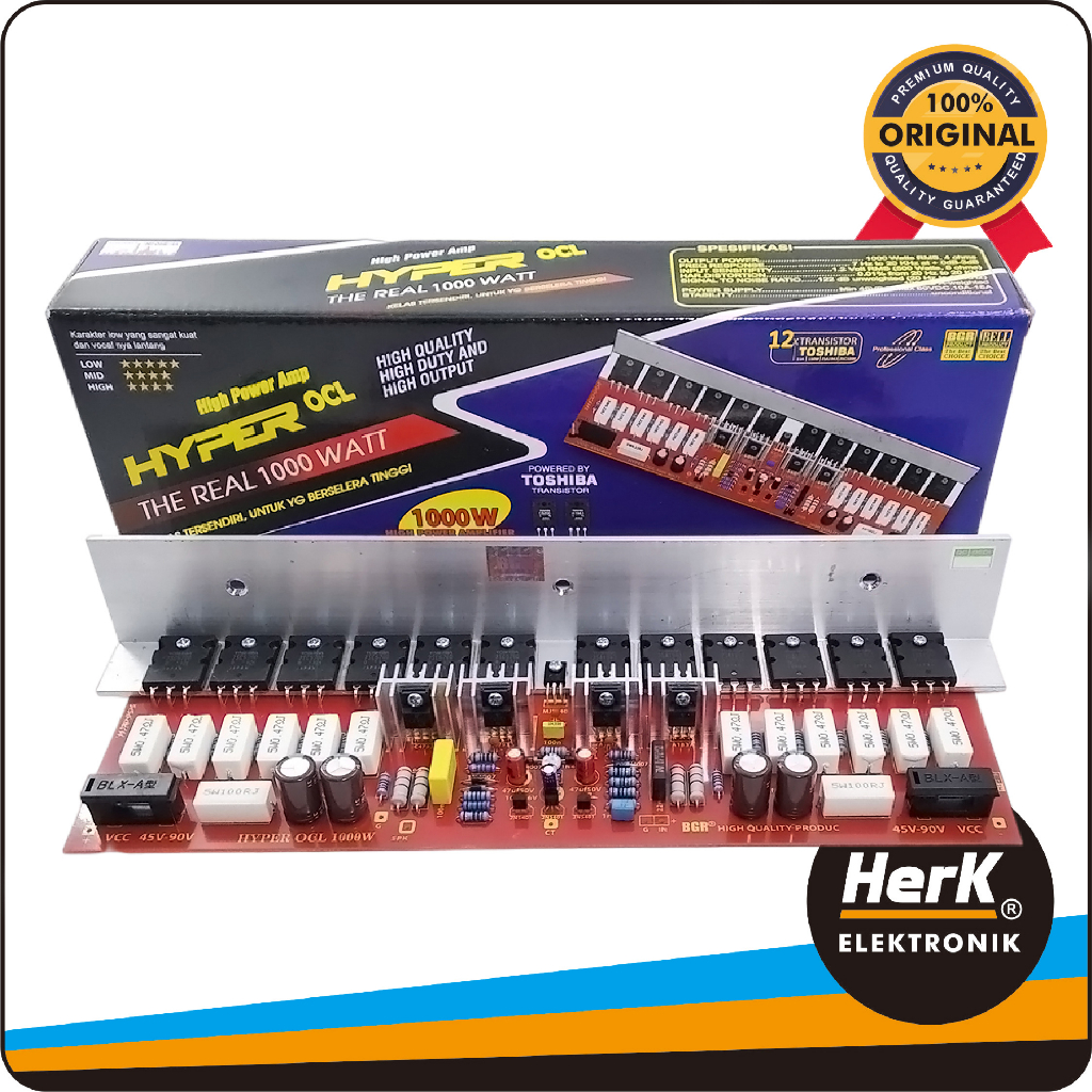 KIT AMPLIFIER HYPER OCL 1000W AMPLI POWER AMPLIFIER BELL BGR