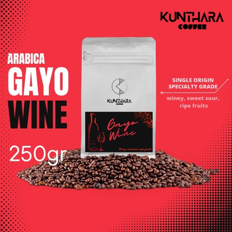 

KUNTHARA Kopi Arabika Gayo Wine - 250Gr