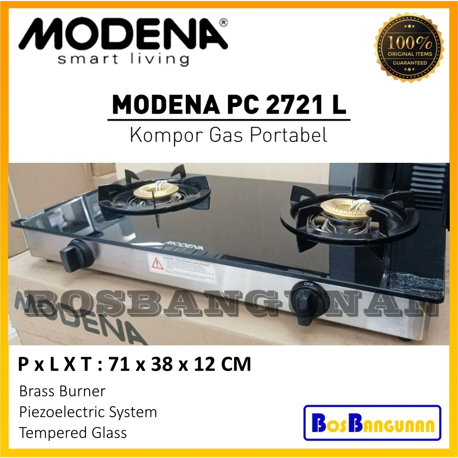 Kompor Gas MODENA Portable Cooker PC 2721 L / Kompor Gas MODENA PC2721L