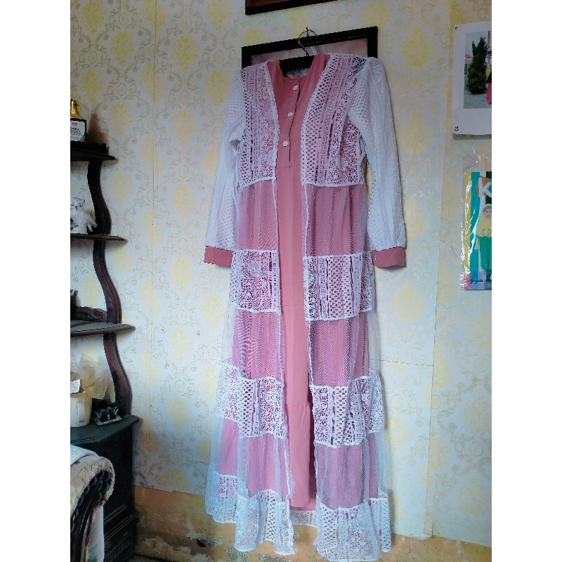 gamis outer renda