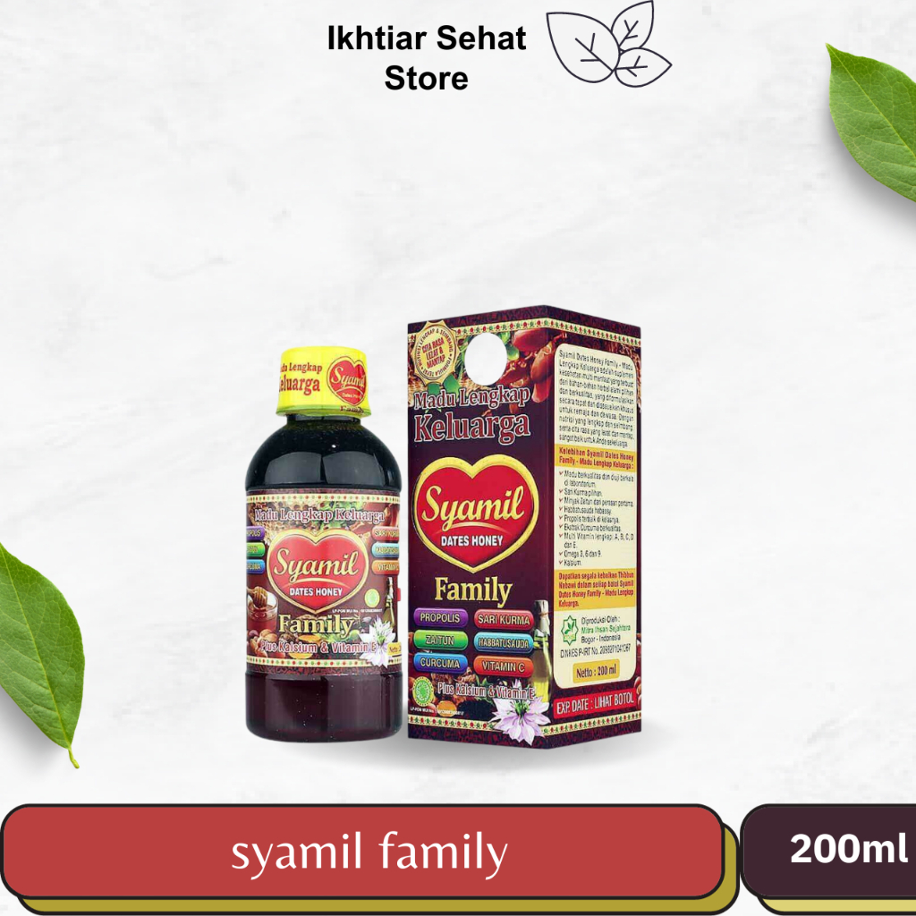 

SYAMIL DATES HONEY FAMILY ORIGINAL SYAMIL DEWASA