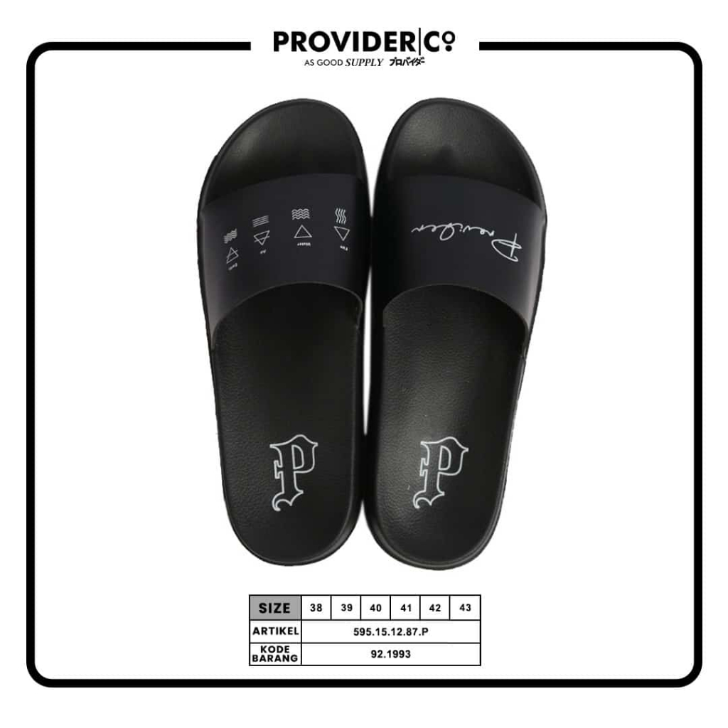 Provider Sandal Slide - Element Black