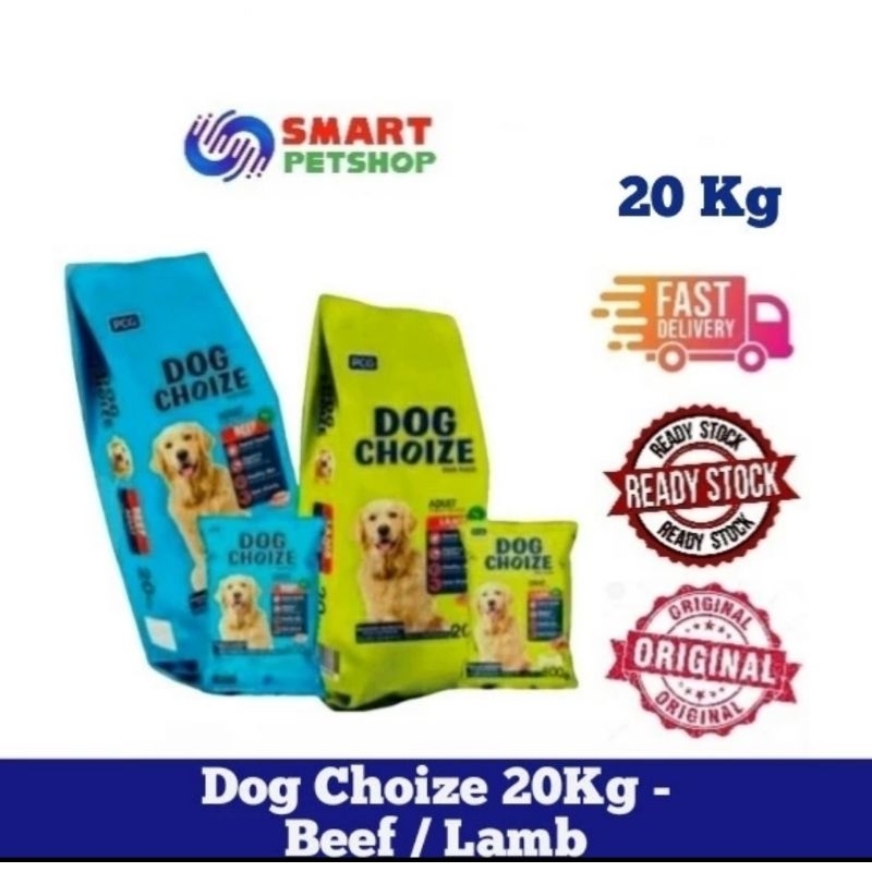 DOG CHOIZE 20KG BEEF/LAMB