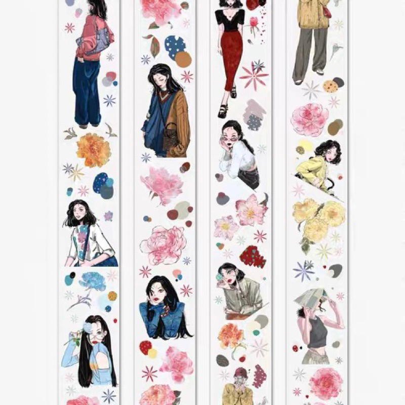 

AyuH Studio Flower Girl Washi and PET Tape