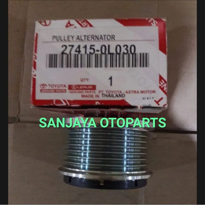 Pully Pulley Alternator Innova Fortuner Hilux