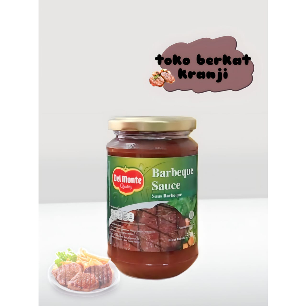 

Delmonte sauce BBQ 12x330gr/crt
