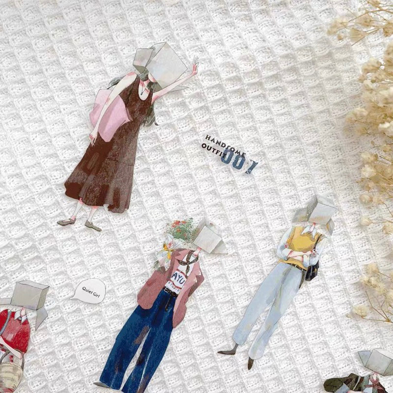 

[Sample] AyuH Studio Character in Box Washi and PET Tape