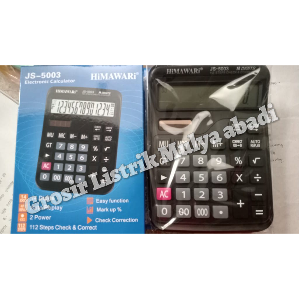 

himawari electric kalkulator js-5003