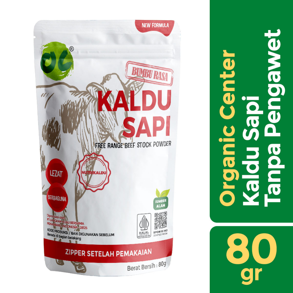 

Organic Center - Free Range Beef Stock - Kaldu Sapi - MSG Free - Natural - Bumbu by Titi Kamal