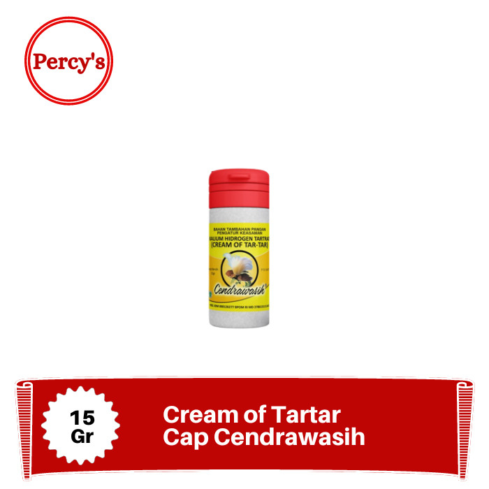 

Cream of Tartar Cap Cendrawasih 15 Gr