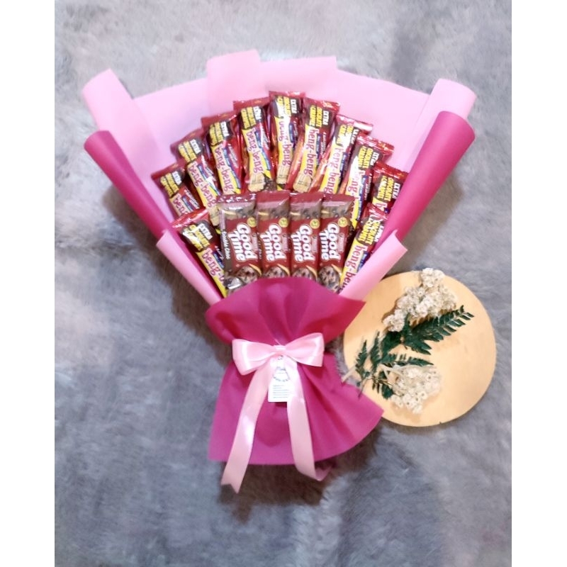 

02 buket beng beng sncak good time besar hadiah wisuda ulang tahun hari gurih cantik