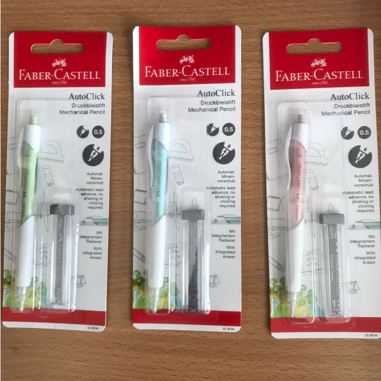 

PENSIL MEKANIK FABER CASTELL AUTO CLICK 0,5 MM